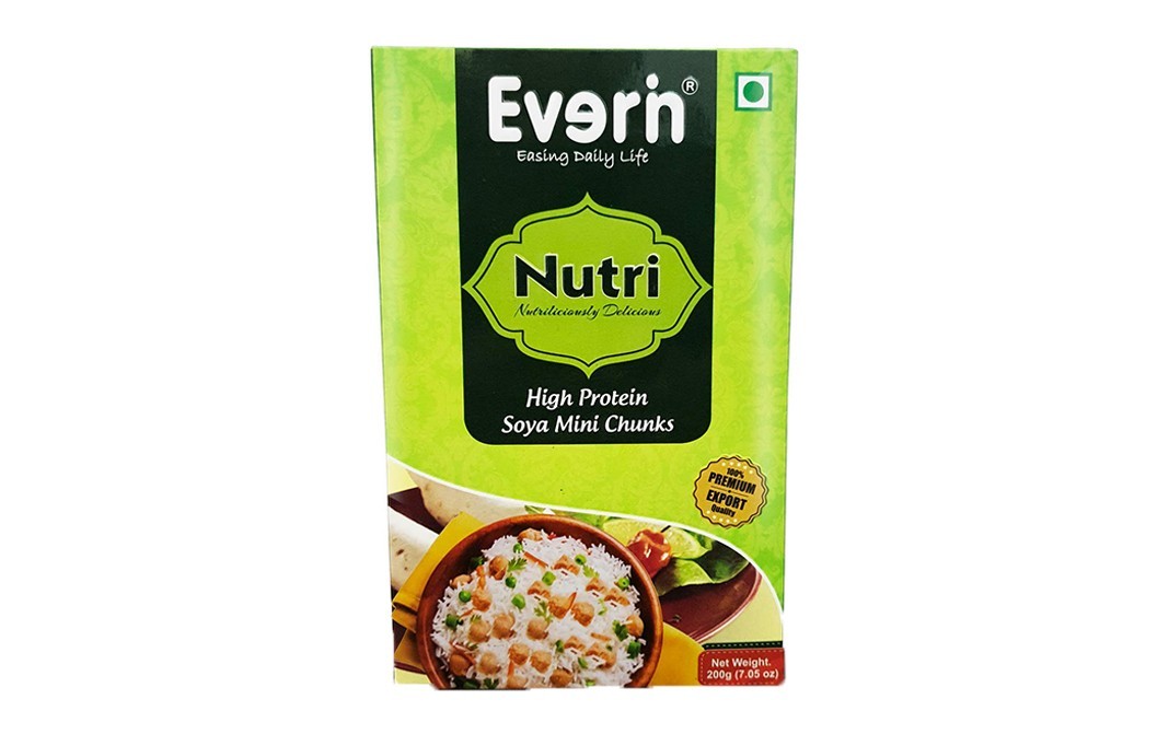 Everin Nutri High Protein Soya Mini Chunks   Pack  200 grams